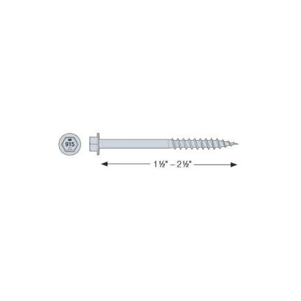 Simpson Strong Tie SD #9 x 2-1/2" Connector Screw 500 ct. SD9212R500