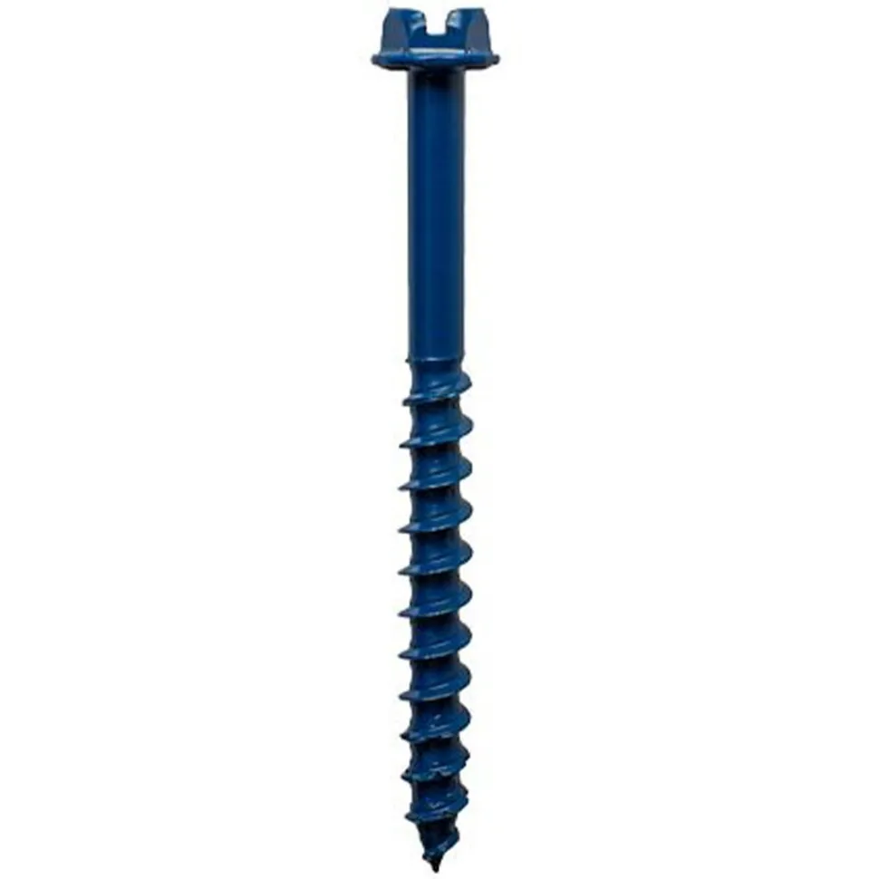 Simpson Strong-Tie Titen Turbo 3/16" x 2-3/4" Hex Head Concrete & Masonry Screws (Box of 100) TNT18234H