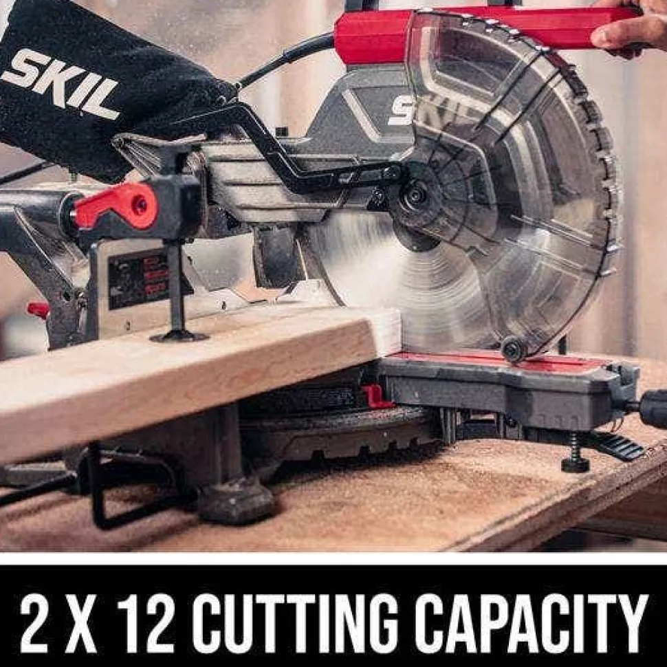 Skil 10" Compound Dual Bevel Sliding Miter Saw 15 Amp MS6305-00