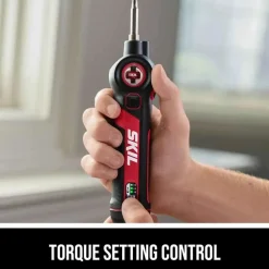 SKIL Twist 2.0 Screwdriver 4V Rechargeable USB-C Pivot Head Kit SD5619-01