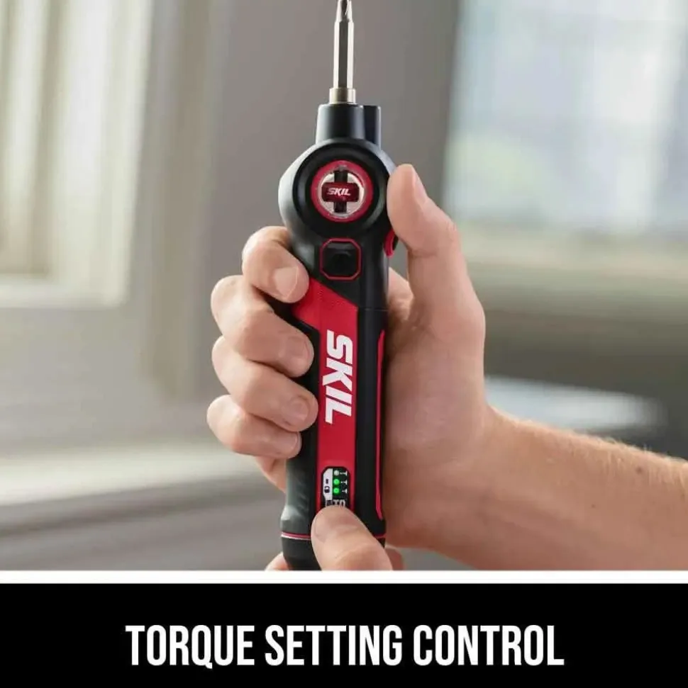 SKIL Twist 2.0 Screwdriver 4V Rechargeable USB-C Pivot Head Kit SD5619-01