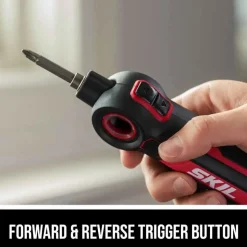 SKIL Twist 2.0 Screwdriver 4V Rechargeable USB-C Pivot Head Kit SD5619-01