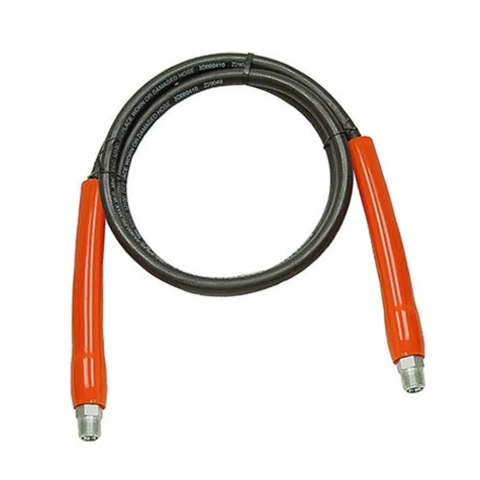 SPX Power Team Hydraulic Hose 10,000 PSI Rubber 1/4" id - 10' Length 9758