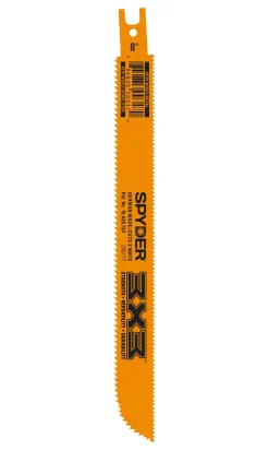 Spyder Double-Sided 8" Wood/Metal Cutting 6/10-TPI Reciprocating Saw Blade 200177
