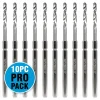 Spyder Hex8 3/8" HSS Quick Change Hole Saw Arbor Pilot Bit (10-Pack) 600648-10