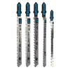 Spyder 5-Piece Double And Single Sided T-Shank High-Carbon Steel Jigsaw Blade Set 300061