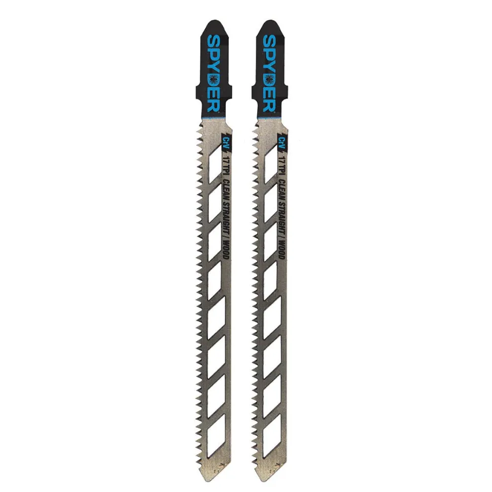 Spyder Skeleton 17-TPI T-Shank CRV Jigsaw Blades (2-Pack) 300102