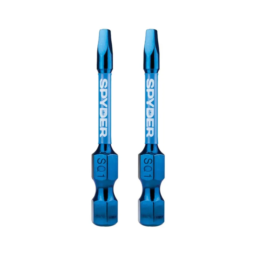 Spyder 2" SQ1 Impact Driver Bit (2-Pack) 19048