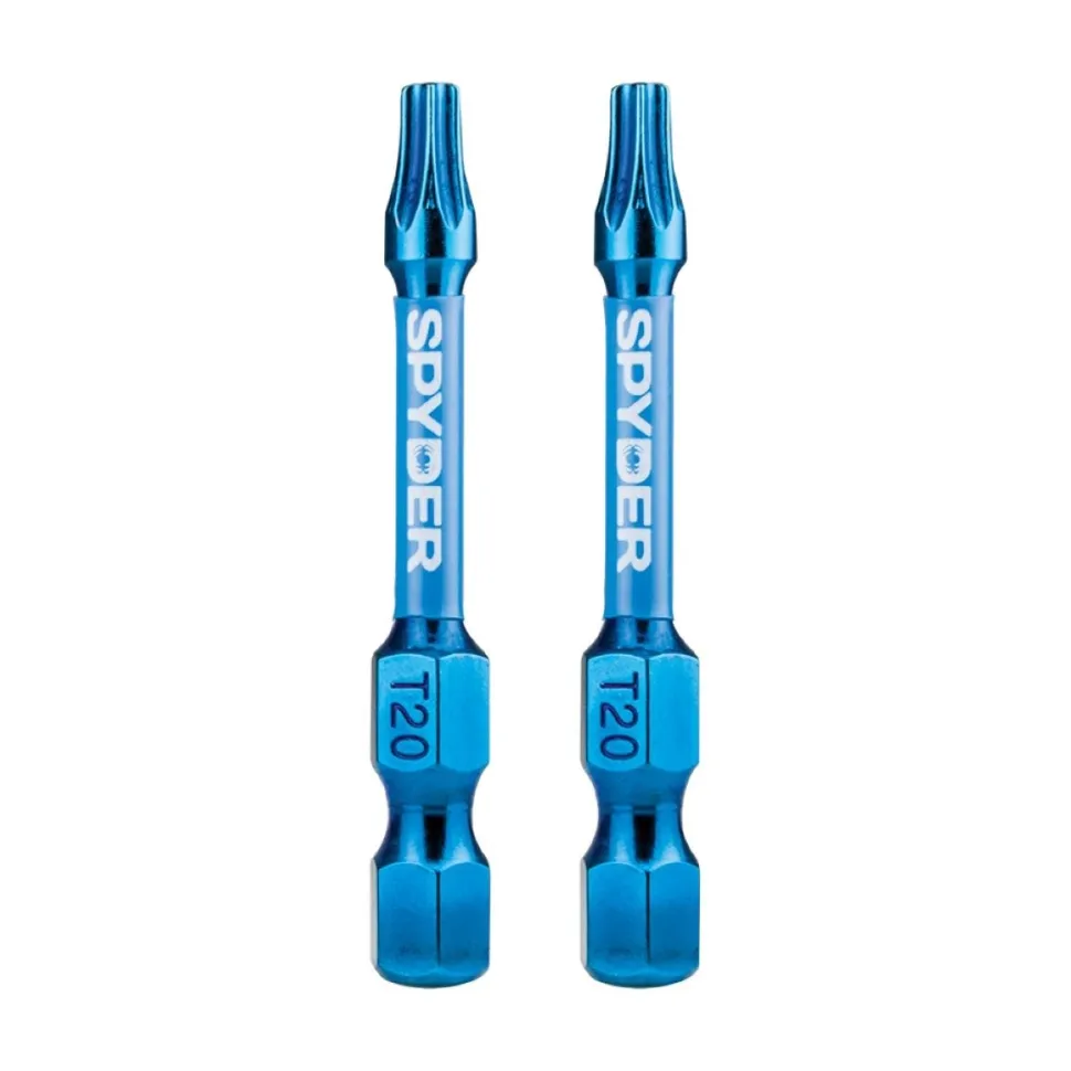 Spyder 2" T20 Impact Driver Bit (2-Pack) 19053