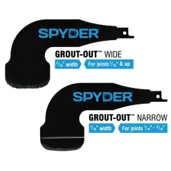 Spyder 3/16 to 3/4" Grout Removal Tool Reciprocating Saw Blade Attachment 100264
