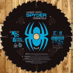Spyder 12" 40-Tooth TCT Framing Circular Saw Blade 13049