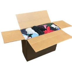 Star Wipers Reclaimed Colored Sweatshirt Rags, 25lb Machine Compressed Box RCSMC-25