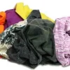 Star Wipers Reclaimed Colored Knit Rags, Import Grade - 25lb Machine Compressed Box RCKIPMC-25
