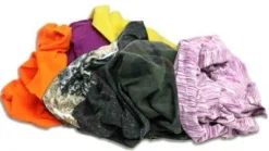 Star Wipers Reclaimed Colored Knit Rags, Import Grade - 25lb Machine Compressed Box RCKIPMC-25