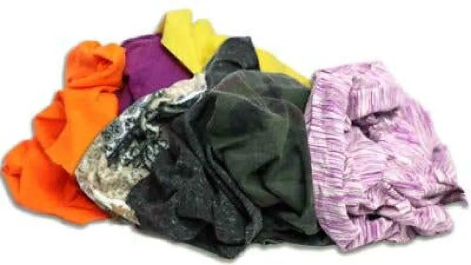 Star Wipers Reclaimed Colored Knit Rags, Import Grade - 25lb Machine Compressed Box RCKIPMC-25