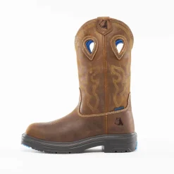 Steel Blue Work Boots Men's Blue Heeler Steel Toe Boots - Brown 813945-BRN
