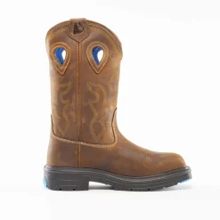 Steel Blue Work Boots Men's Blue Heeler Steel Toe Boots - Brown 813945-BRN