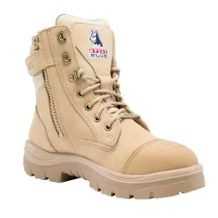 Steel Blue Work Boots Men's Southern Cross Zip Safety Boots Safety Toe - Sand 812961M-SND