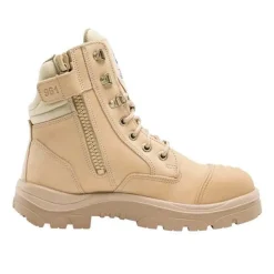 Steel Blue Work Boots Men's Southern Cross Zip Safety Boots Safety Toe - Sand 812961M-SND