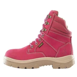 Steel Blue Work Boots Women's Southern Cross Zip EH Steel Toe Boots - Pink 812861W-PNK
