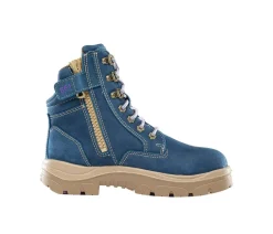 Steel Blue Work Boots Women's Southern Cross Zip Steel Toe Boots - Blue 812861-BLU