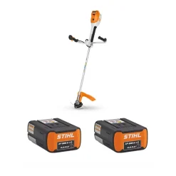 STIHL AP Bike-Handle Sting Trimmer w/ 2x 36V High Capacity 9.4Ah Batteries FSA 400 KIT