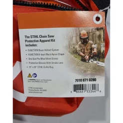 STIHL PPE Kit with Helmet, Chaps, Work Gloves, Glasses & Duffel Bag 7010 871 0280