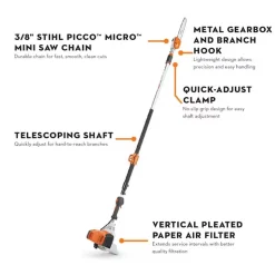 STIHL Professional Telescoping Pole Pruner HT 135