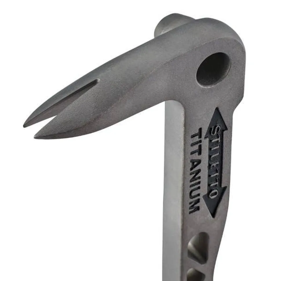 Stiletto 11-1/2" Titanium Clawbar TICLW-12