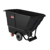 Suncast Commercial 1/2 Cubic Yard, Heavy Duty Tilt Truck, Black RMTTHD50