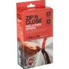 Surface Shields Zip N Close Zippers 1.5" x 7', Red (Pack of 2) ZA02