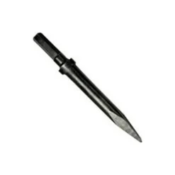 Tamco 7/8" x 12" .580" Hex Shank Round Retainer Moil Point Chipping Hammer Chisel 1711-012