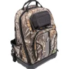 Tradesman Pro XL Tool Bag Backpack, 40 Pockets, Camo w/ Compact Bluetooth Jobsite Speaker