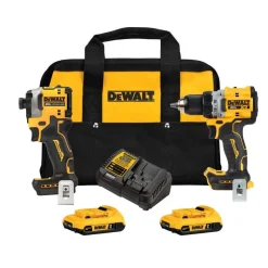 20V MAX XR DD & ATOMIC Impact Combo Kit w/ 20V MAX 4-1/2" / 5'' Cut-Off Grinder