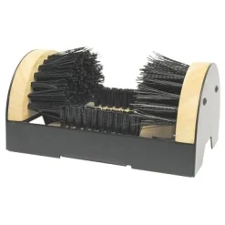 Weiler Boot Cleaning Brush, 9" X 6" Wood Block, Nylon Bristles 44391