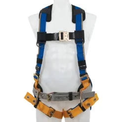 Werner Blue Armor 2000 Construction Harness; Tongue Buckle Legs