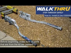 Werner Extension Ladder Walkthru Gate X300001
