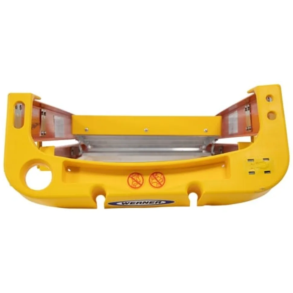 Werner 14' Fiberglass Podium Ladder 8' Platform Type IA PD6208