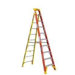 Werner 10' LeanSafe Type IA Fiberglass Leaning Ladder L6210