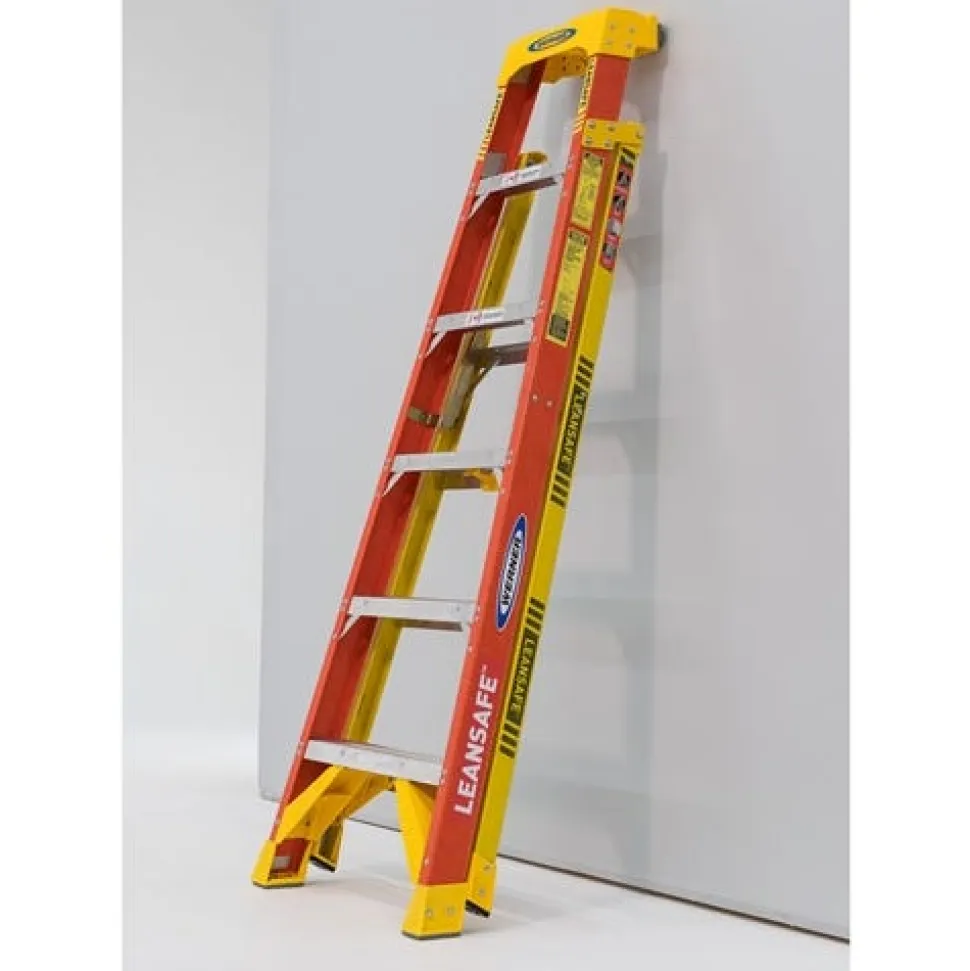 Werner 10' LeanSafe Type IA Fiberglass Leaning Ladder L6210