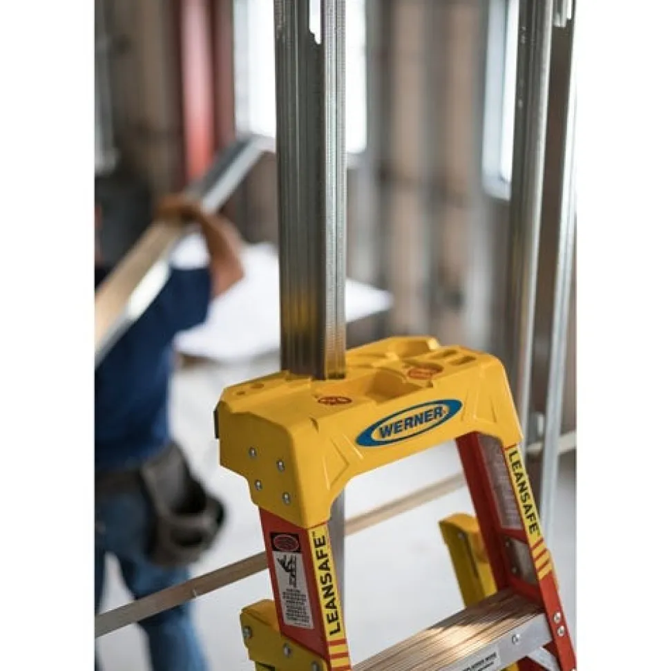Werner 12' LeanSafe Type IA Fiberglass Leaning Ladder L6212