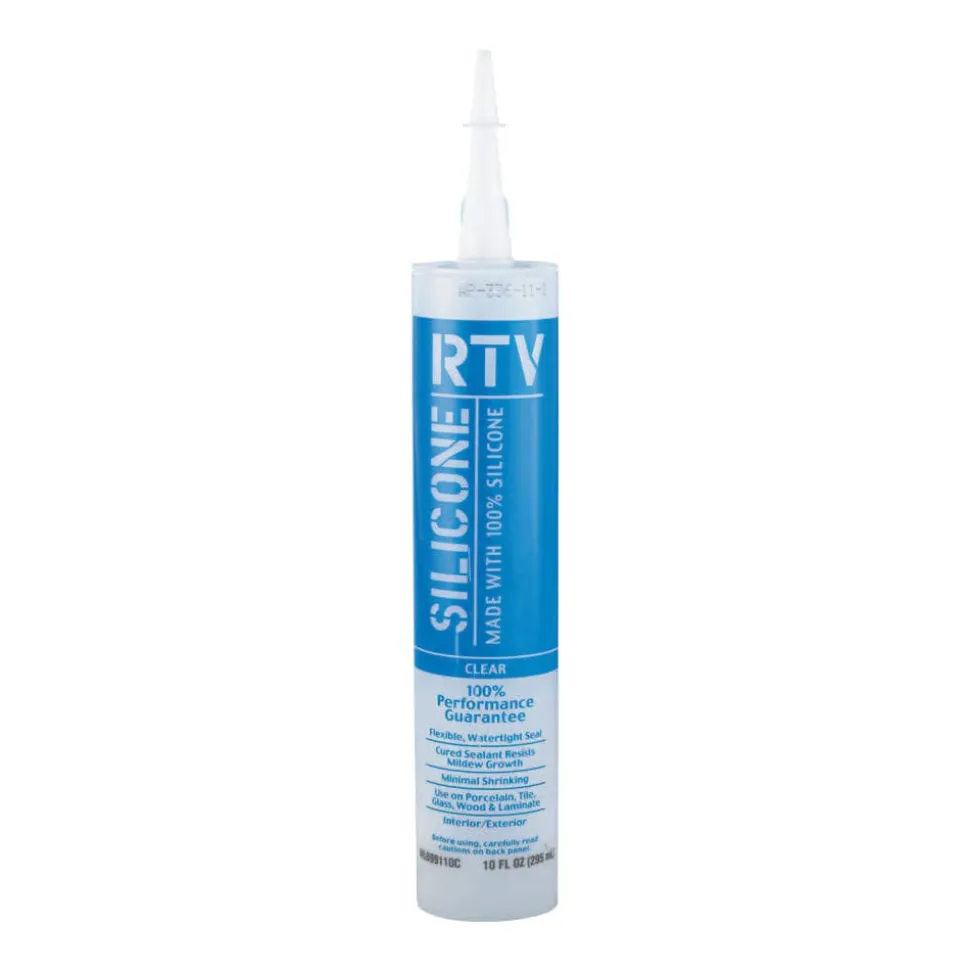 White Lighting Contractor RTV Silicone Sealant, 10 oz, Cartridge, Clear 425-WL099110C
