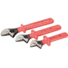 Wiha 3 Piece Insulated Adjustable Wrench Set 76290