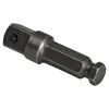 Wright Tool 1/2" Drive Power Adaptor - 7/16" Hex Male x 1/2" Square w/Pin Lock 4422