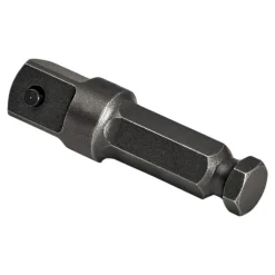 Wright Tool 1/2" Drive Power Adaptor - 7/16" Hex Male x 1/2" Square w/Pin Lock 4422