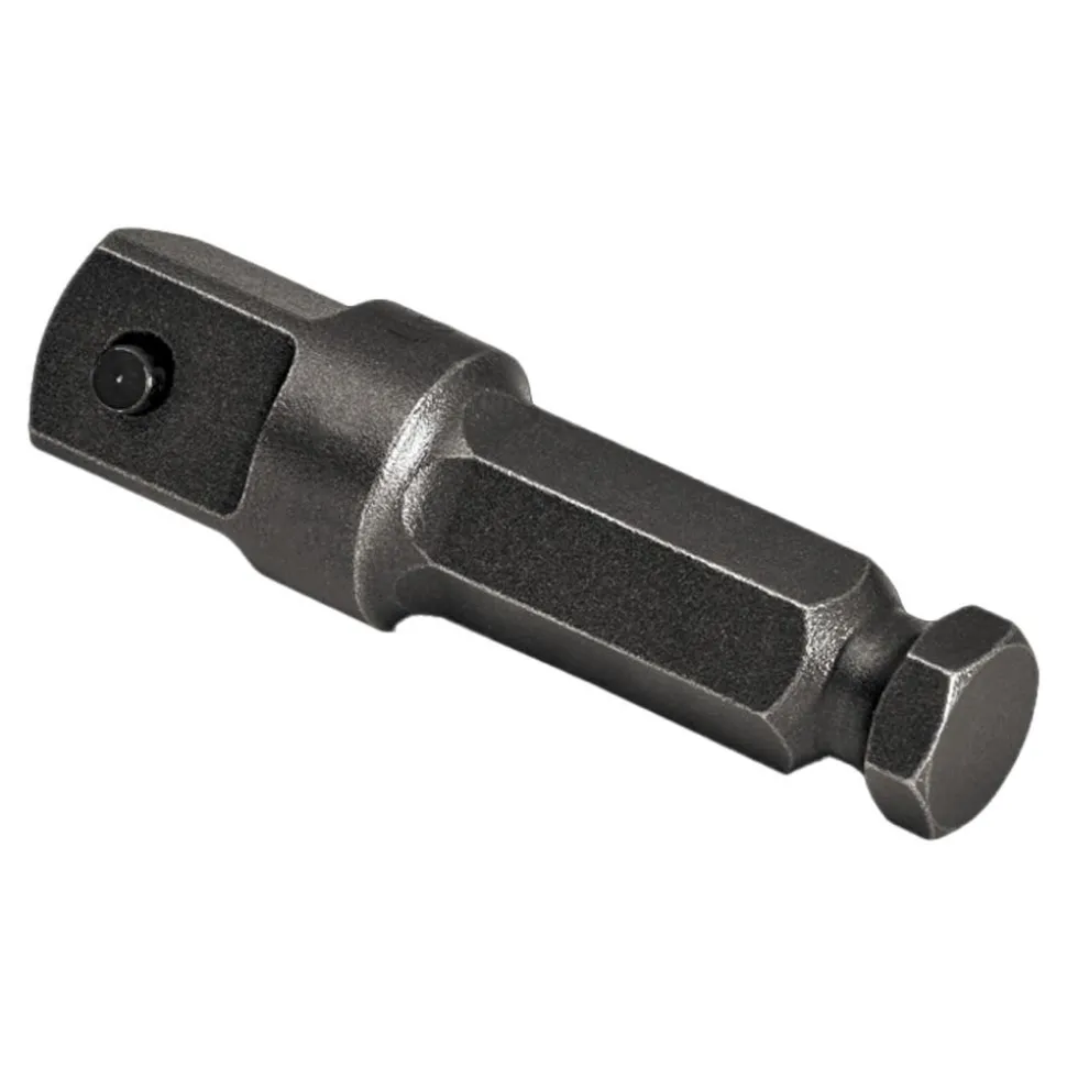 Wright Tool 1/2" Drive Power Adaptor - 7/16" Hex Male x 1/2" Square w/Pin Lock 4422