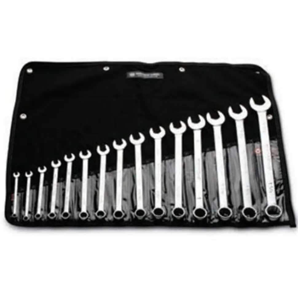Wright Tool 14 Piece SAE 3/8 - 1-1/4" Combination Wrench Set WRIGHTGRIP 714