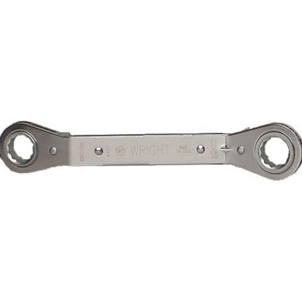Wright 1/4" x 5/16" Ratcheting Box Wrench 12 Pt. Offset Reverse 9424